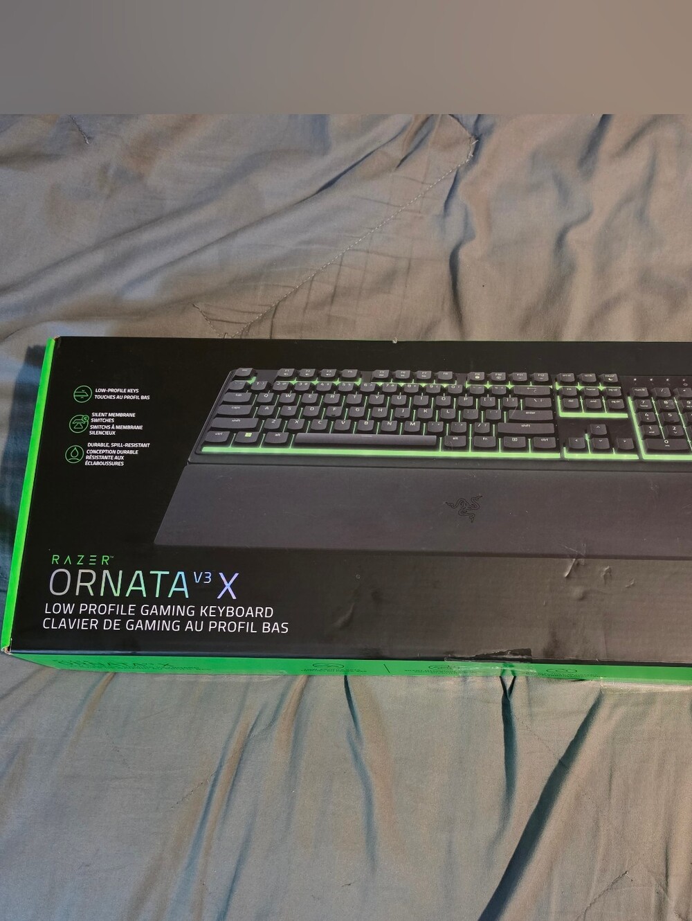 Razer Cynosa V3 X RGB Gaming Keyboard - Black with Green Accent